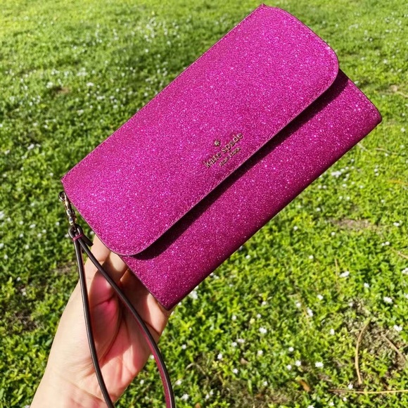 NewInBox-Kate Spade Glitter Wristlet - Picture 2 of 5